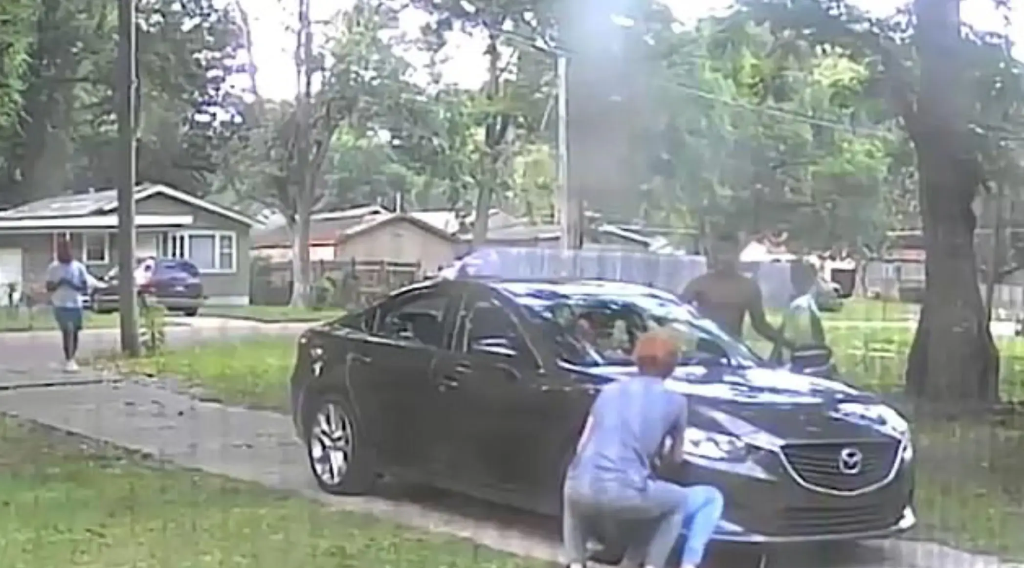 The terrifying moment was captured on camera. (WAPT)