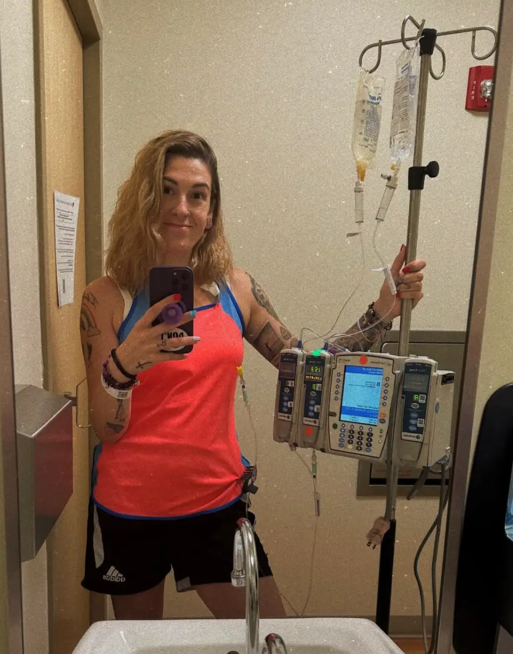 Surgeons were able to remove the tumor in Amy's pancreatic duct (ayemamaskoutelas/Instagram)