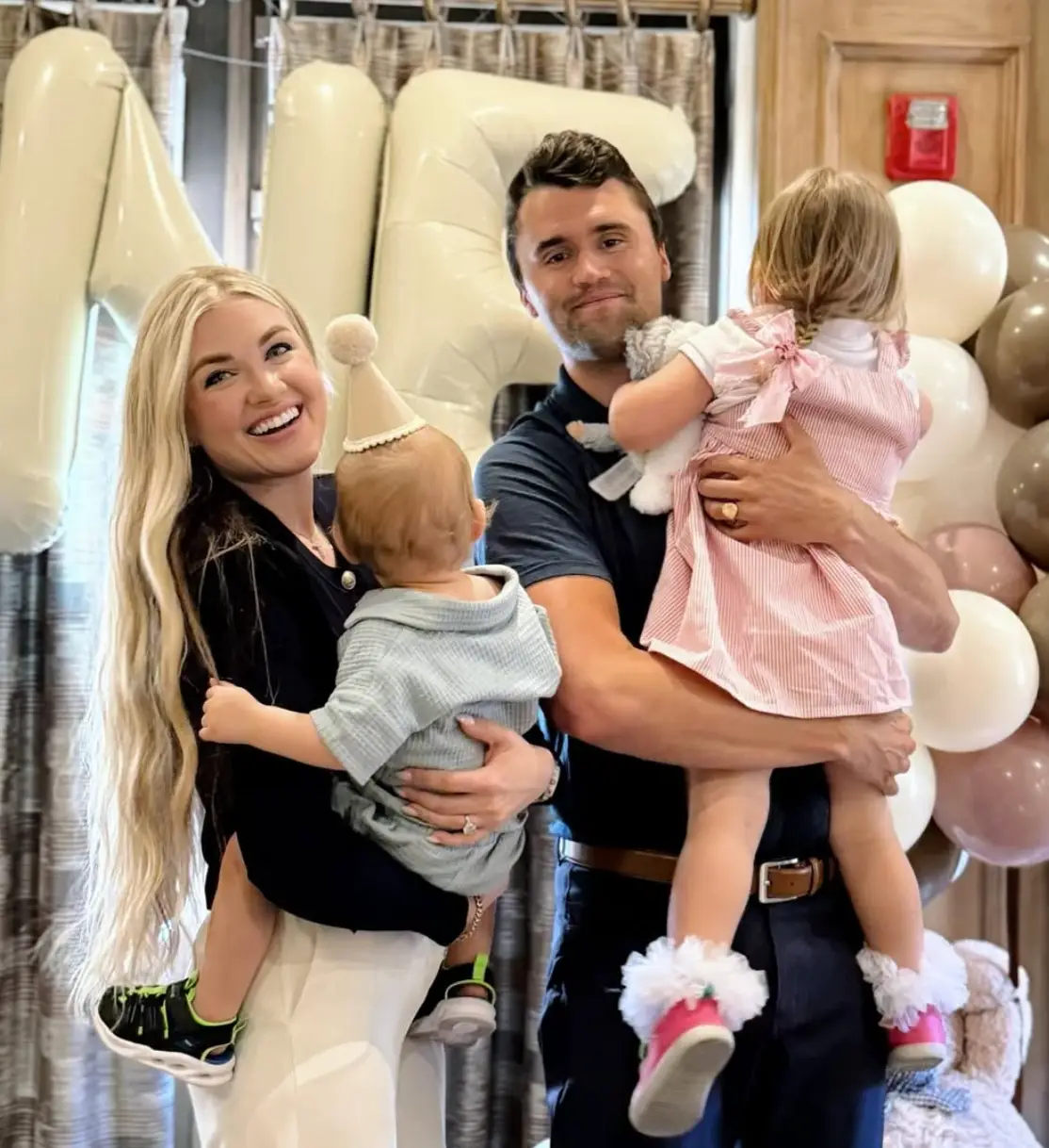 Kirk is survived by his wife and their two children (mrserikakirk/Instagram)