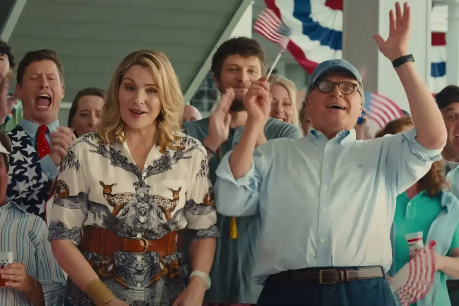 Kim Cattrall stars alongside De Niro in About My Father.