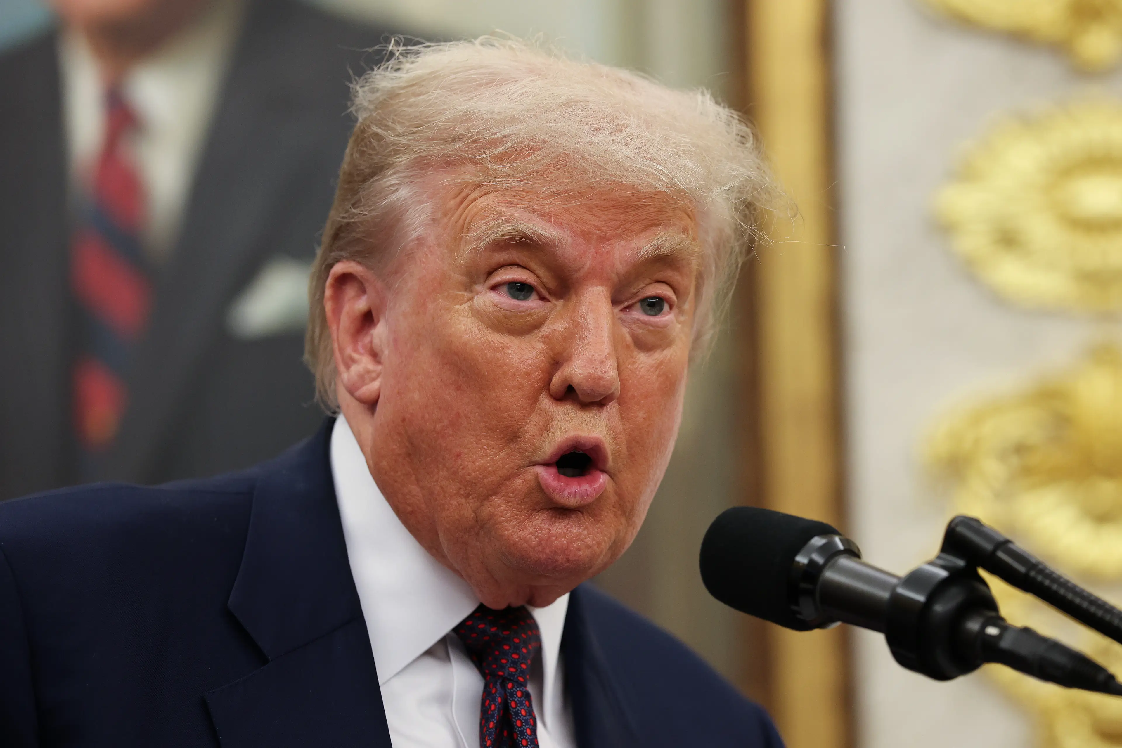 Trump previously warned he would be taking action (Win McNamee/Getty Images)