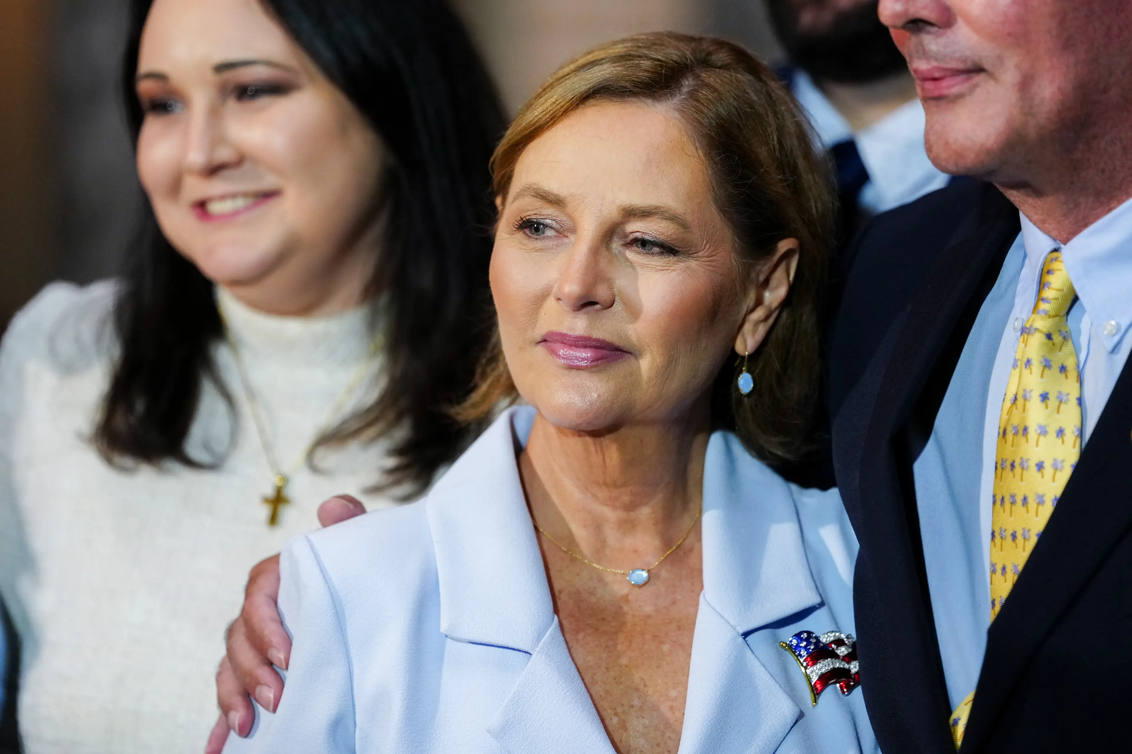 The newly fledged Senator hoped to honor her late brother by following in his footsteps ( Aaron Schwartz/Bloomberg via Getty Images)