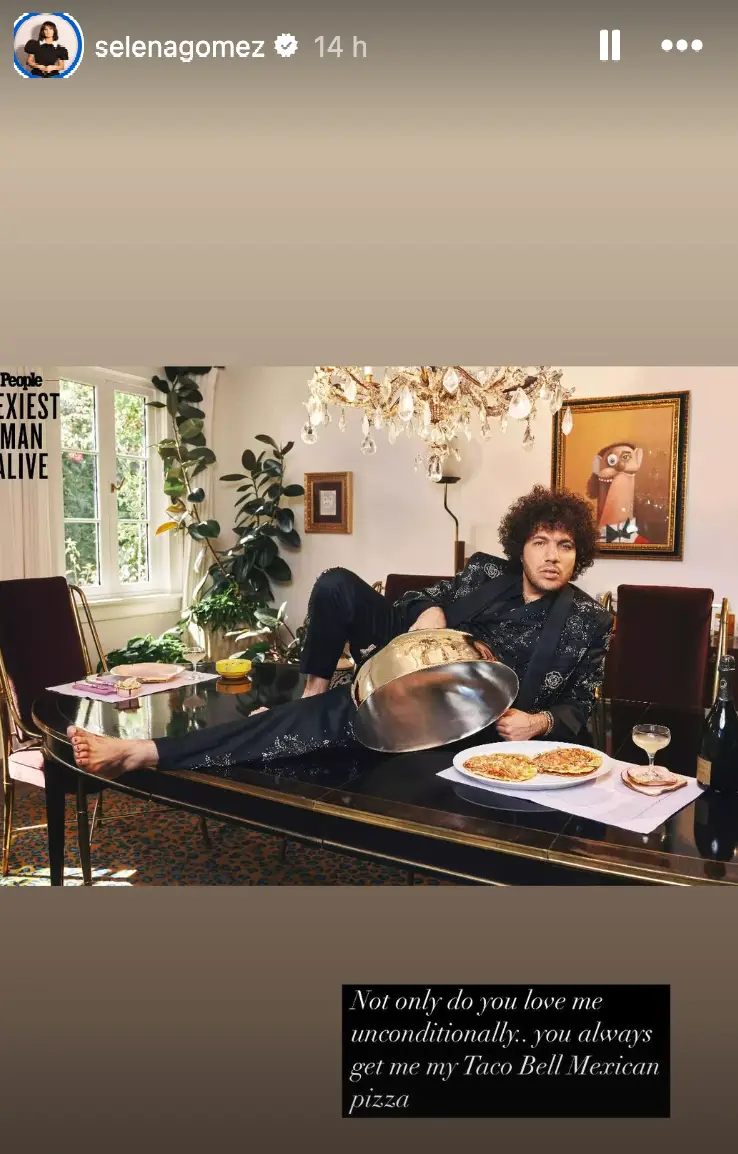 Gomez showed her support for Blanco on Instagram (Instagram/@selenagomez)