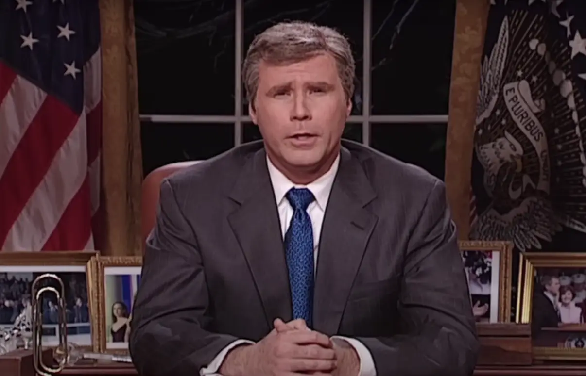 Will Ferrell as George W. Bush on SNL in 2001 (NBC/YouTube)