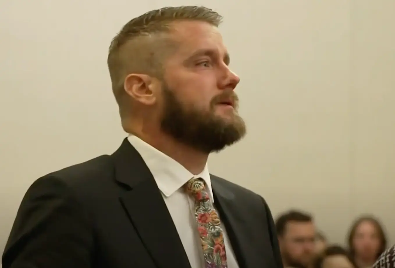 Aric held back tears as he spoke about his life since the incident(News 19 WLTX)