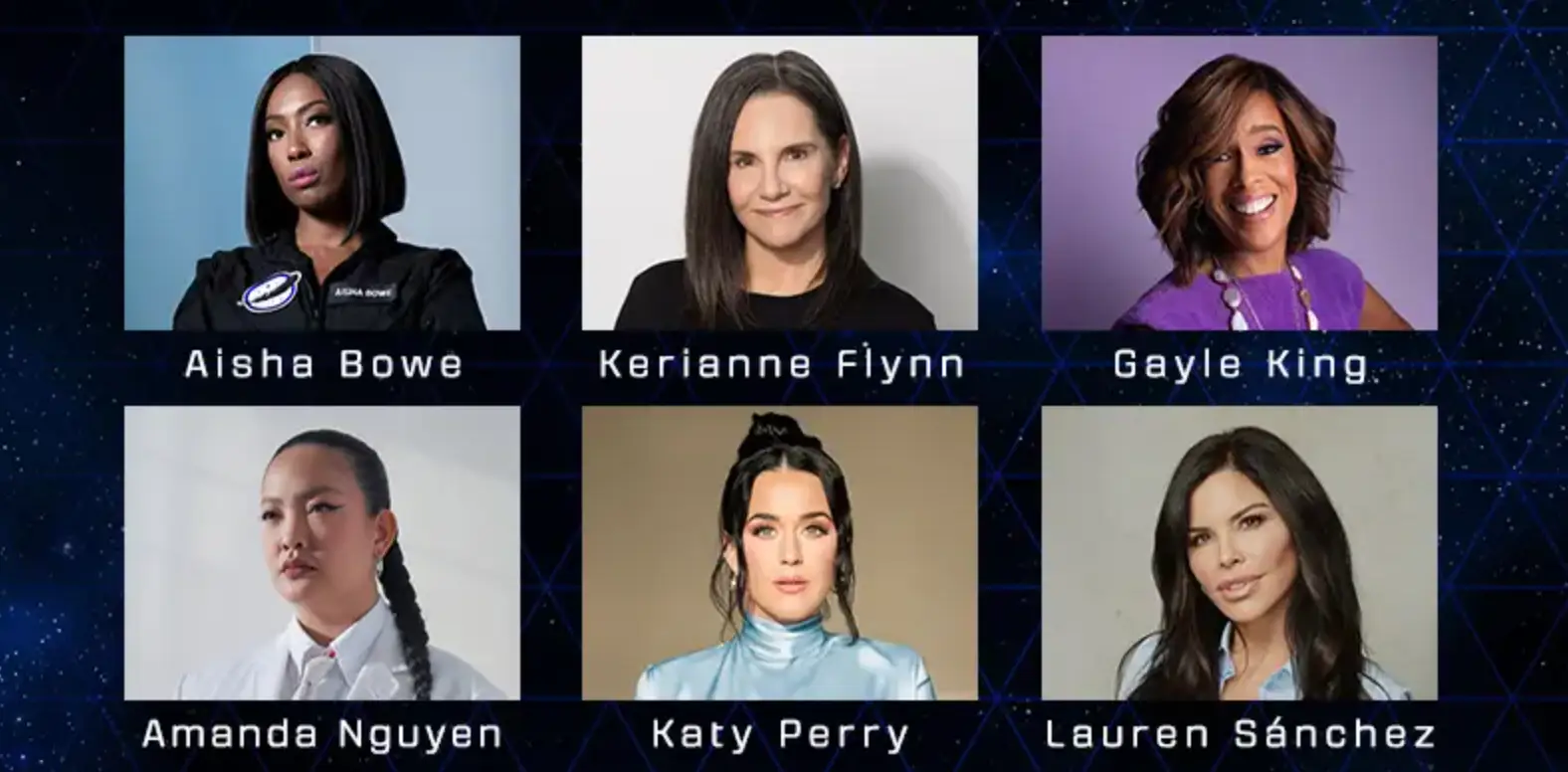 Blue Origin have put together an all-female crew for its next journey (Blue Origin)
