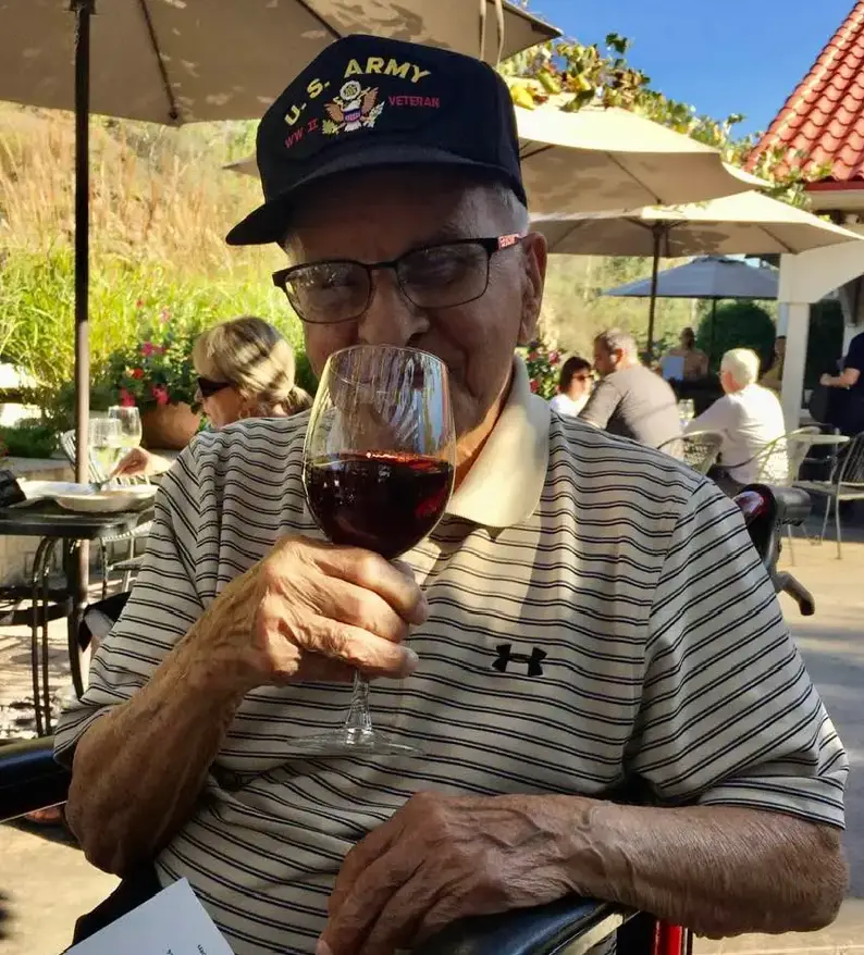 The World War II veteran celebrated his 103rd birthday earlier this month. (Facebook)