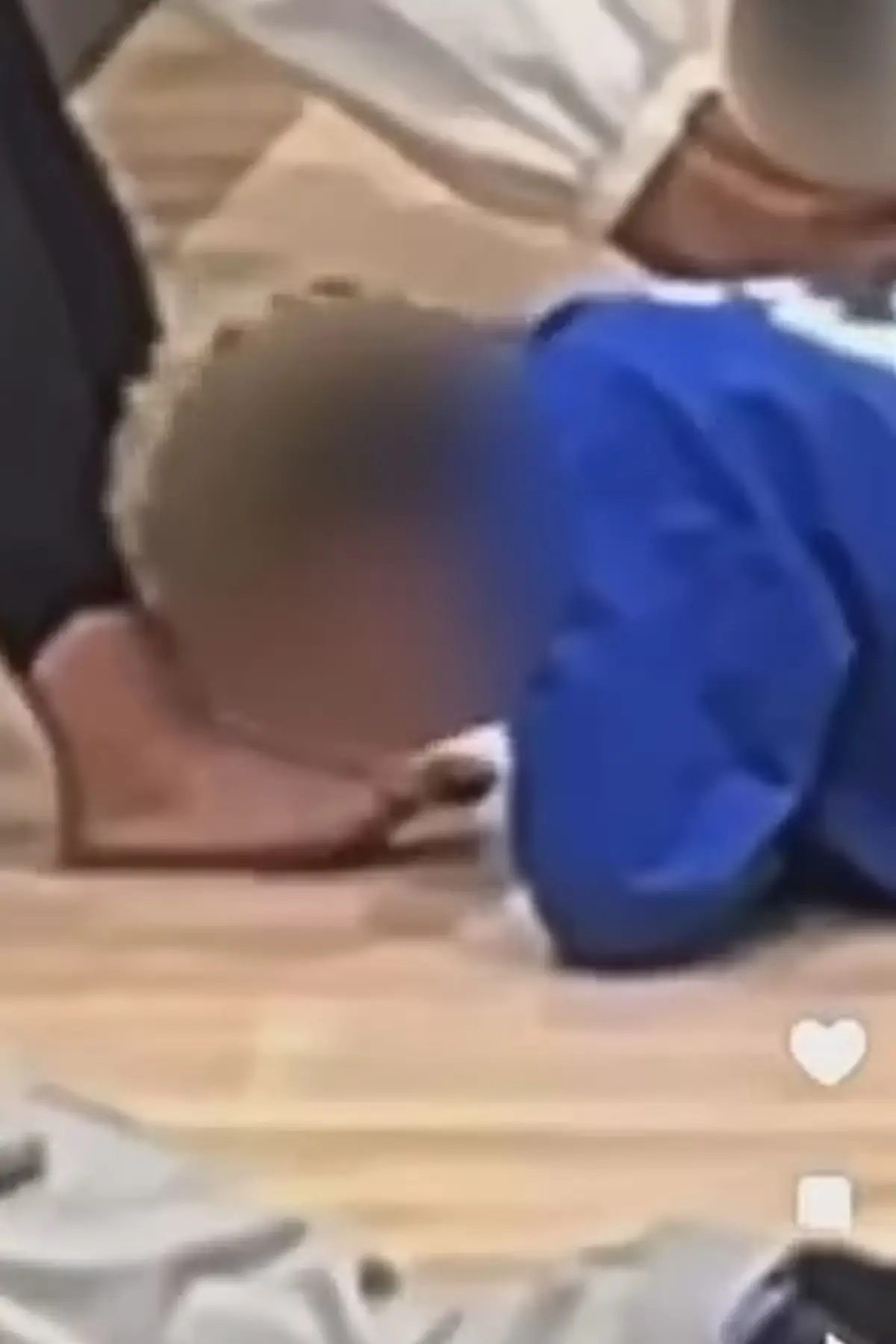 Teens participated in the 'foot licking' fundraiser to make money for charity.