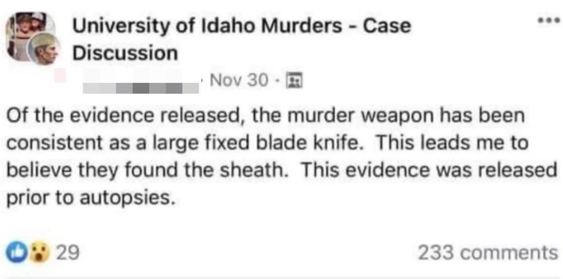 The account made several unusually specific claims.