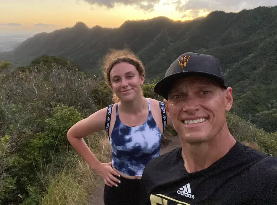 The father and daughter duo were experienced hikers (Facebook/ Jonathan Rohloff)