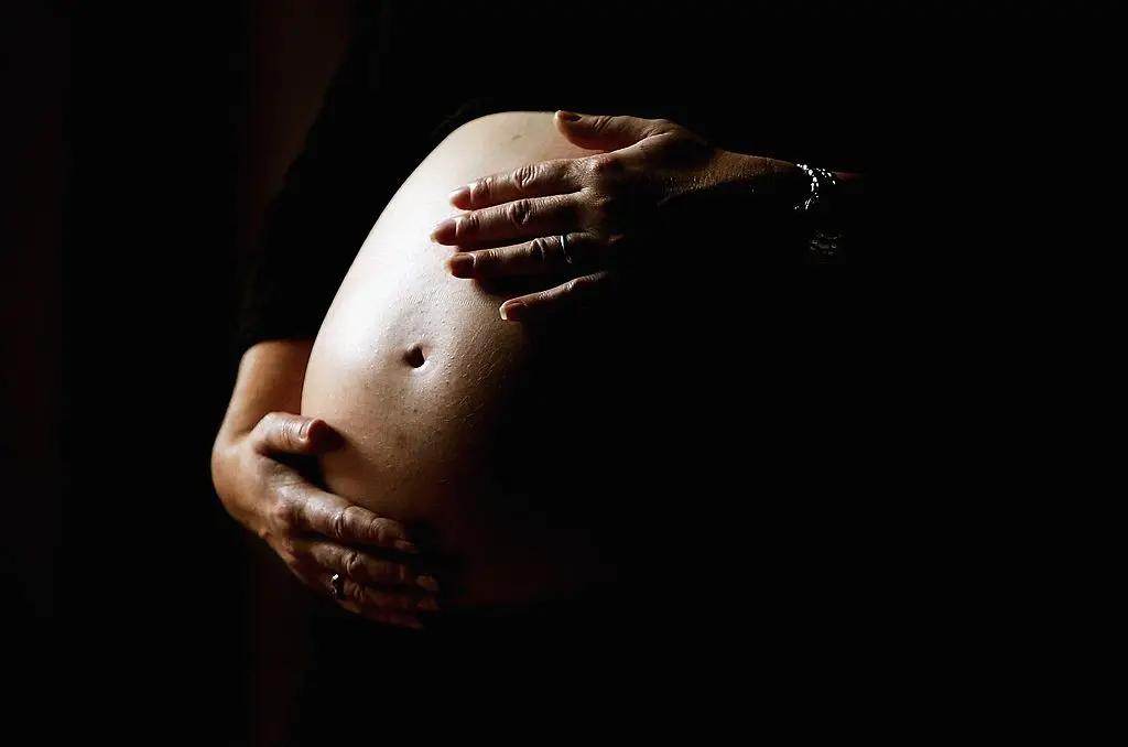 The mom labored for 12 hours before the C-section (Ian Waldie/Getty Images)