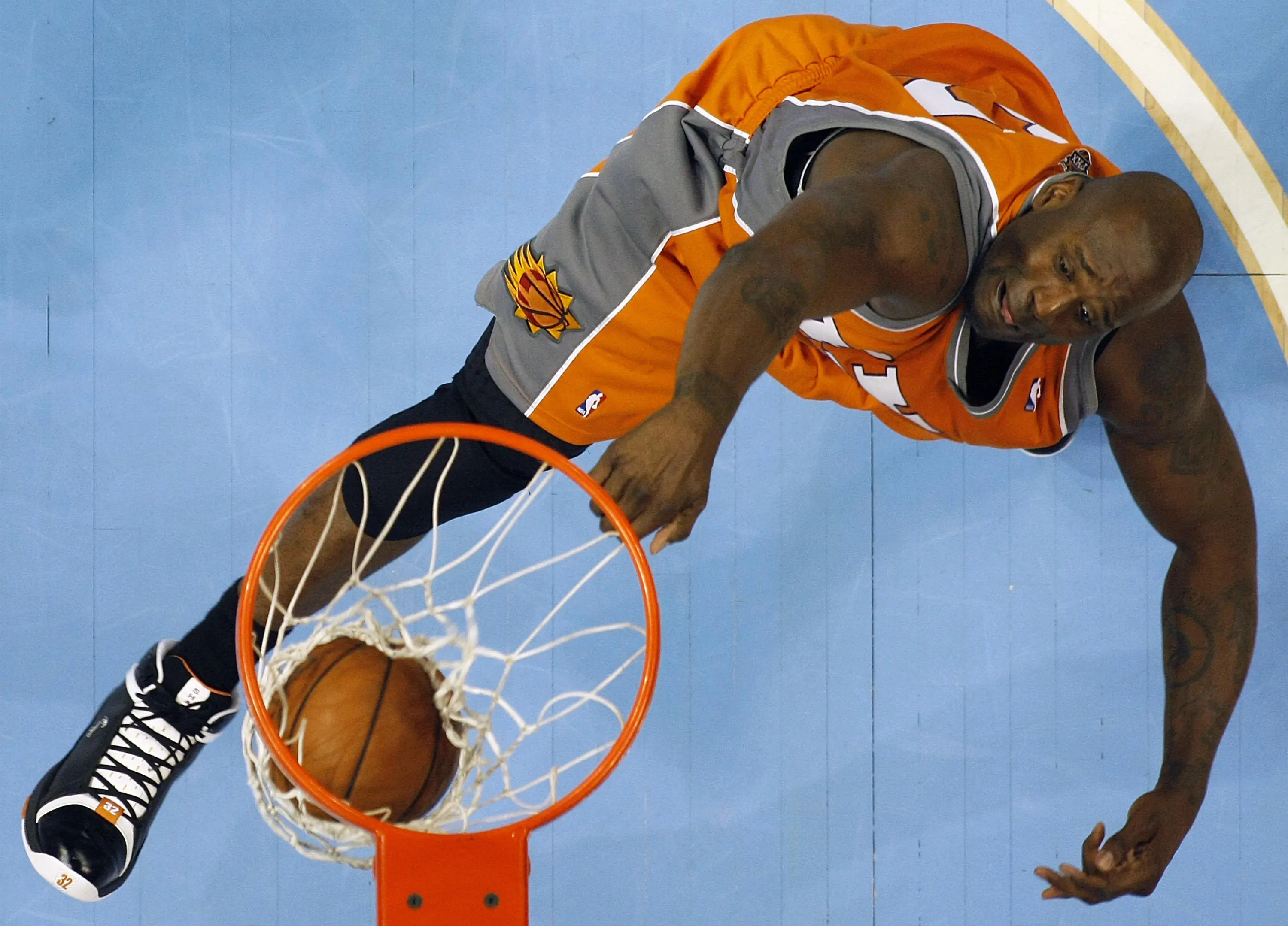 Shaquille O’Neal spent two seasons at the Phoenix Suns.