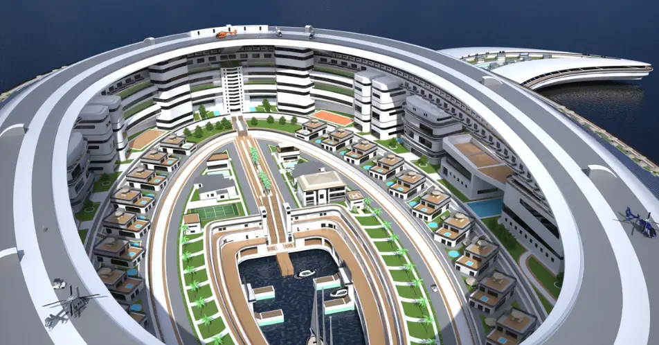 The structure will be able to hold 60,000 people.