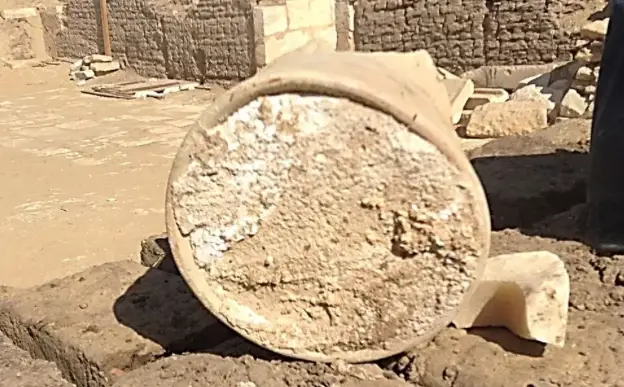 In 2018, archaeologists found a 'solidified whitish mass' in the tomb of Ptahmes.