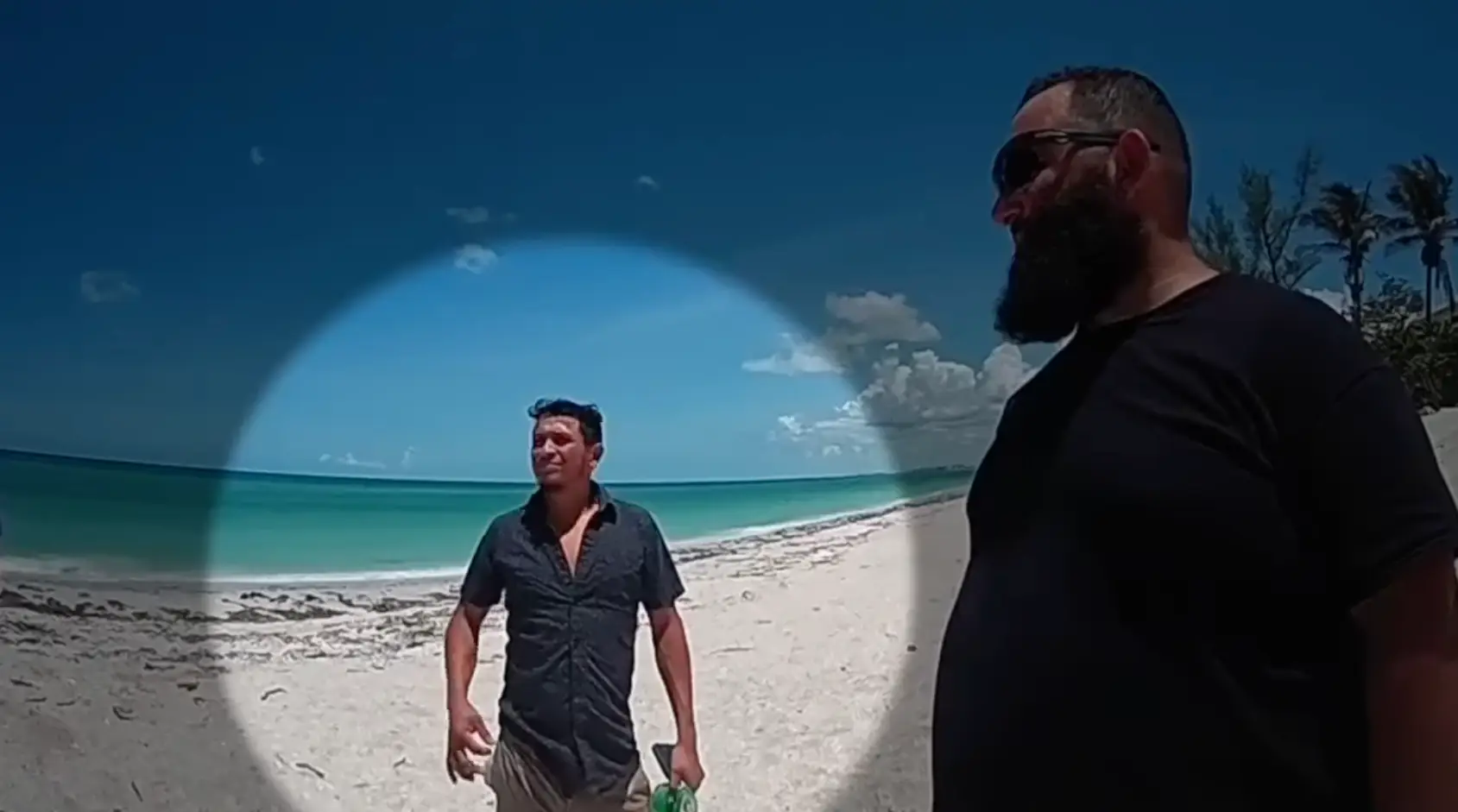 Luis Alvarez was seen on police bodycam footage after Leah had been saved (FOX 4 Now)