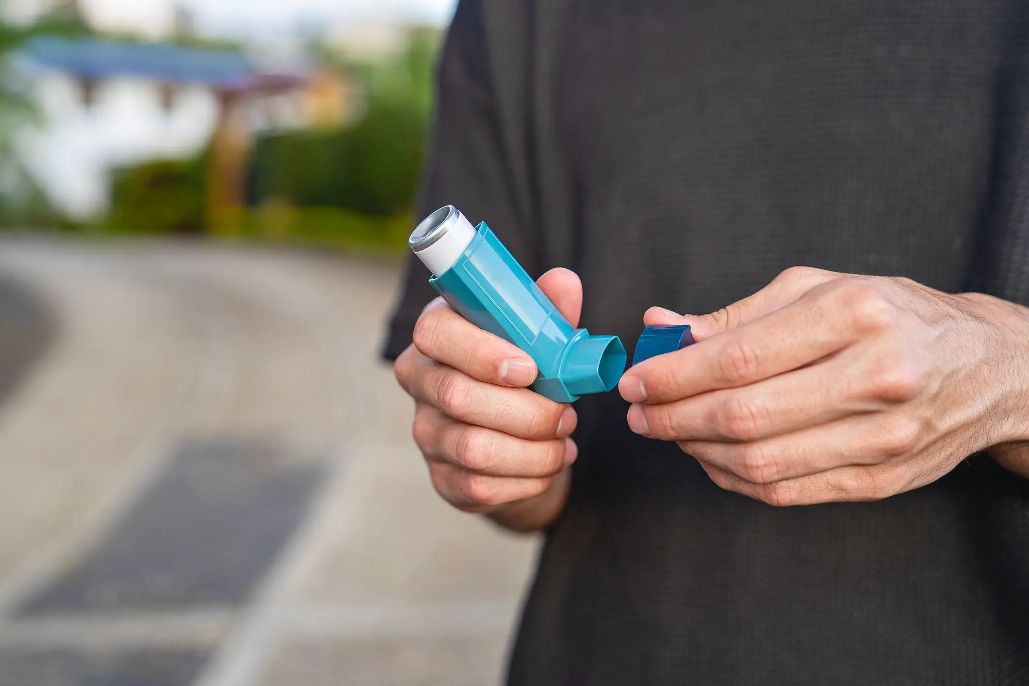 A pharmacist has lifted the lid on blue inhalers(Getty Stock Photo)