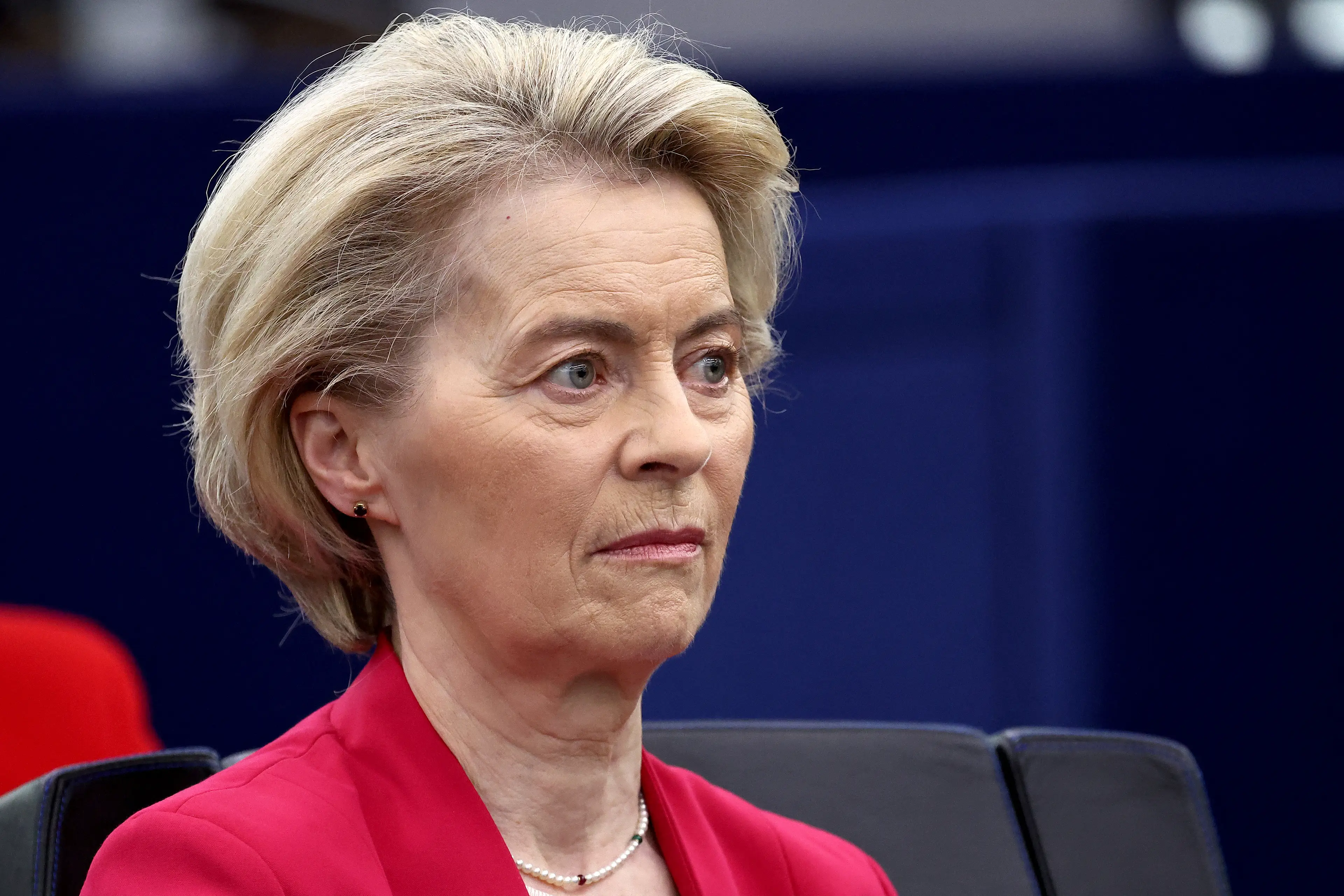 European Commission President Ursula von der Leyen has announced its countermeasures (FREDERICK FLORIN/AFP via Getty Images)