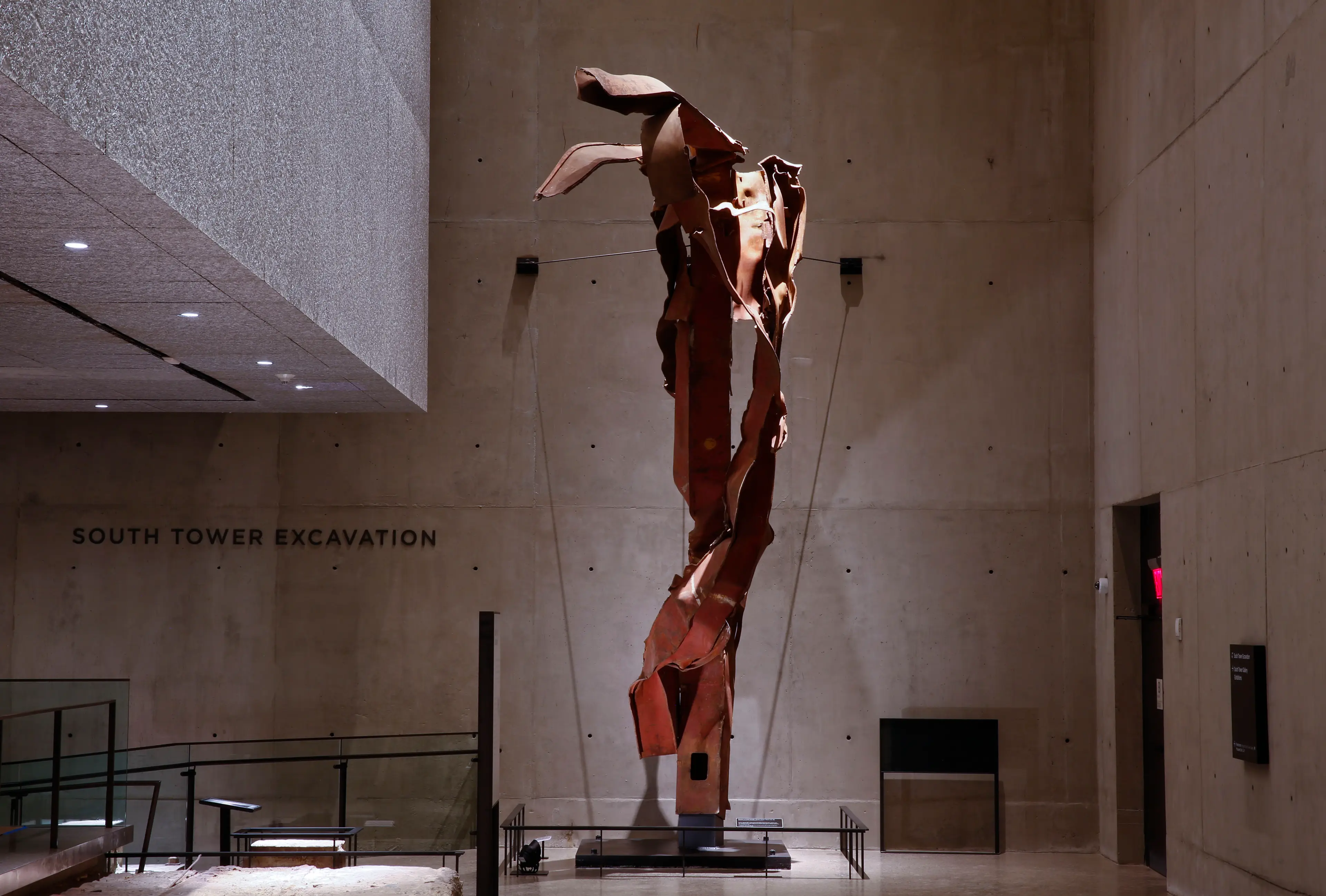 The structure of the North Tower was mangled and melted on impact (Courtesy of the 9/11 Memorial & Museum/Jin Lee)