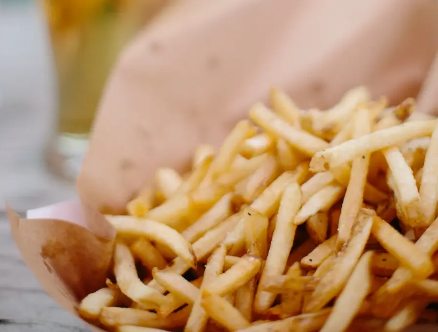 Major was accused of taking fries from the trash.