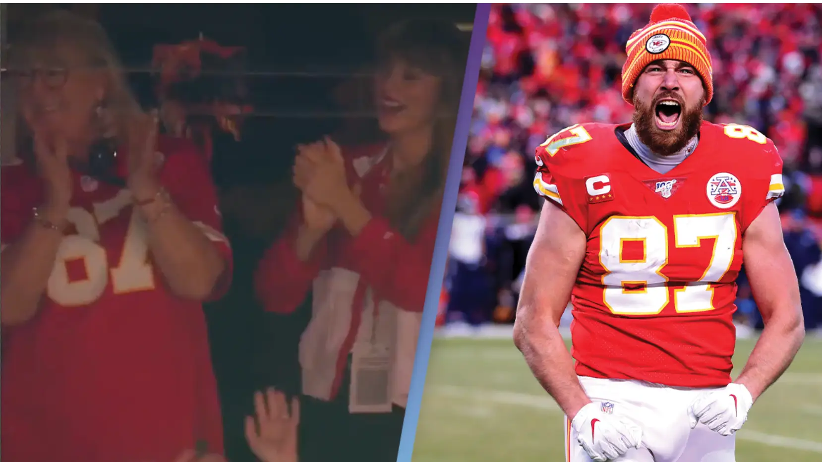 Taylor Swift sparks dating rumors with NFL player after attending game with his mom