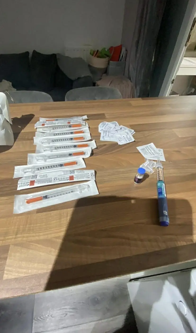 The doses appeared identical to Ozempic jabs, but there was one subtle sign that they were not legit (SWNS/Michelle Sword)