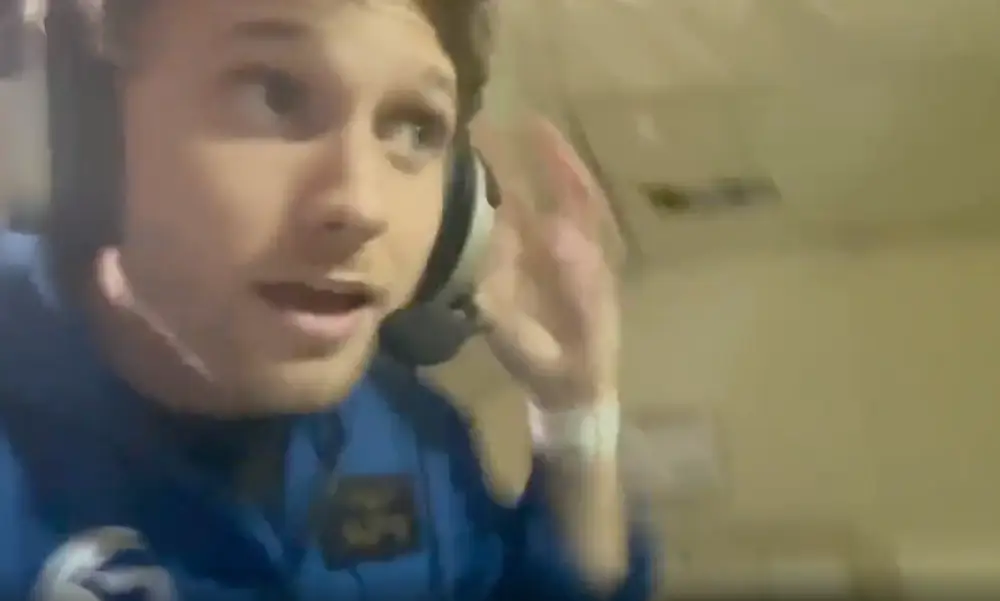 Nick Underwood said it was the 'roughest flight' of his career.