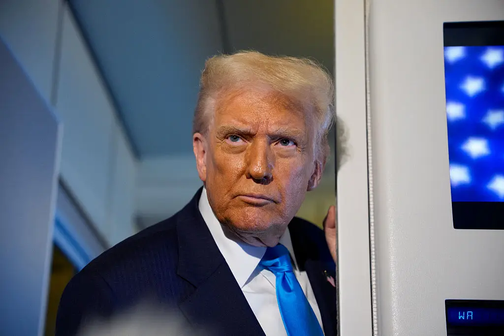 Donald Trump was judged as less famous than Cristiano Ronaldo (Photo by Andrew Harnik/Getty Images)
