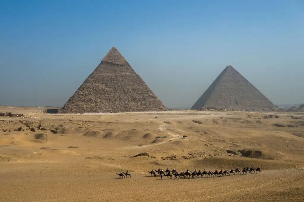 The pyramids of Egypt are one of the most iconic structures in the world (JEWEL SAMAD/AFP via Getty Images)