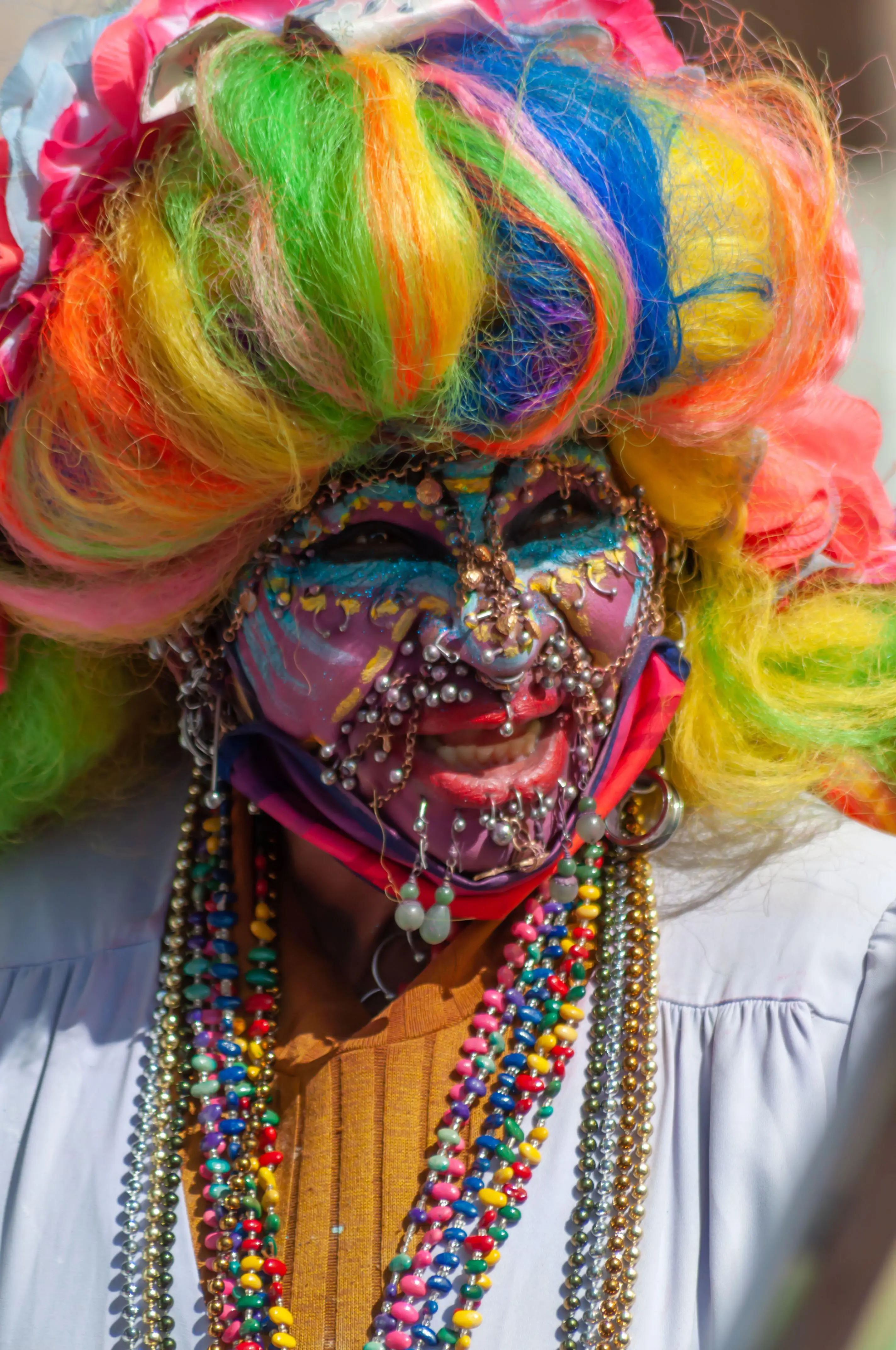 Elaine Davidson has 11,000 studs in her body.