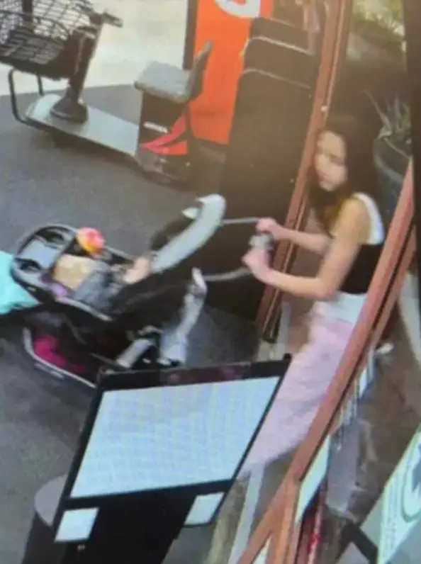 Surveillance footage appeared to show the 'random woman' with Kehlani (Avondale AZ Police Department)