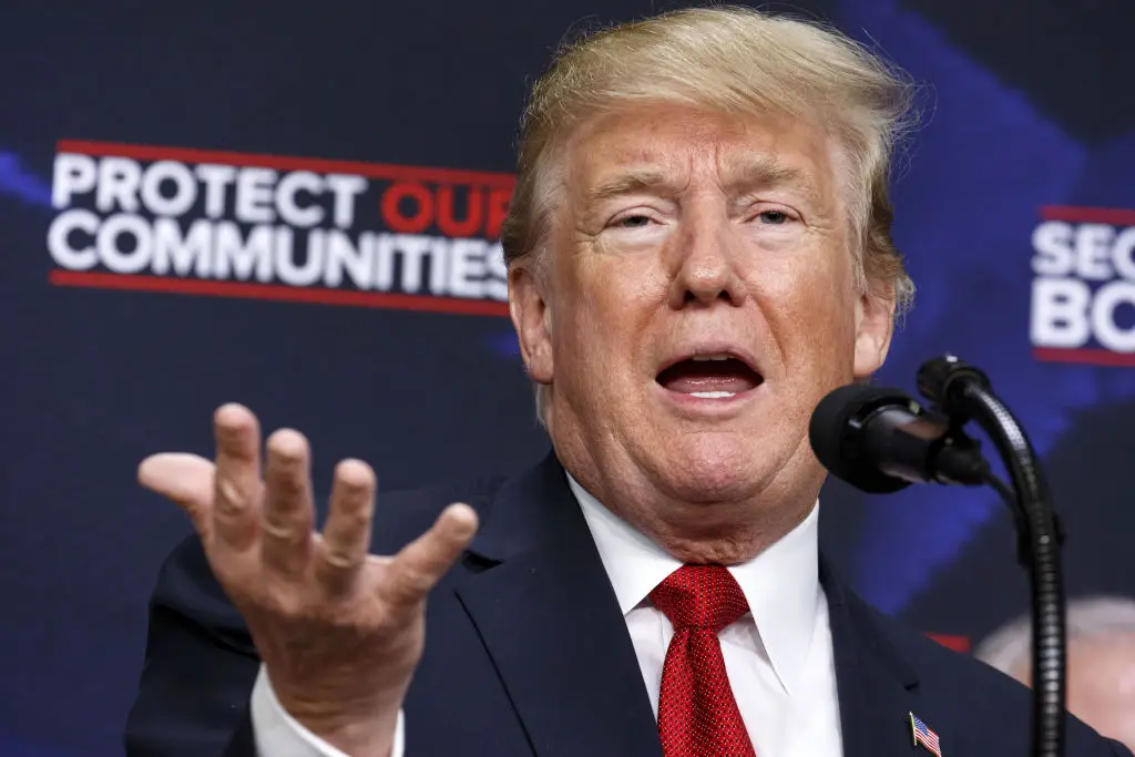 Donald Trump appointed temporary immigration judges on April 8 (Joshua Roberts/Bloomberg via Getty Images)(