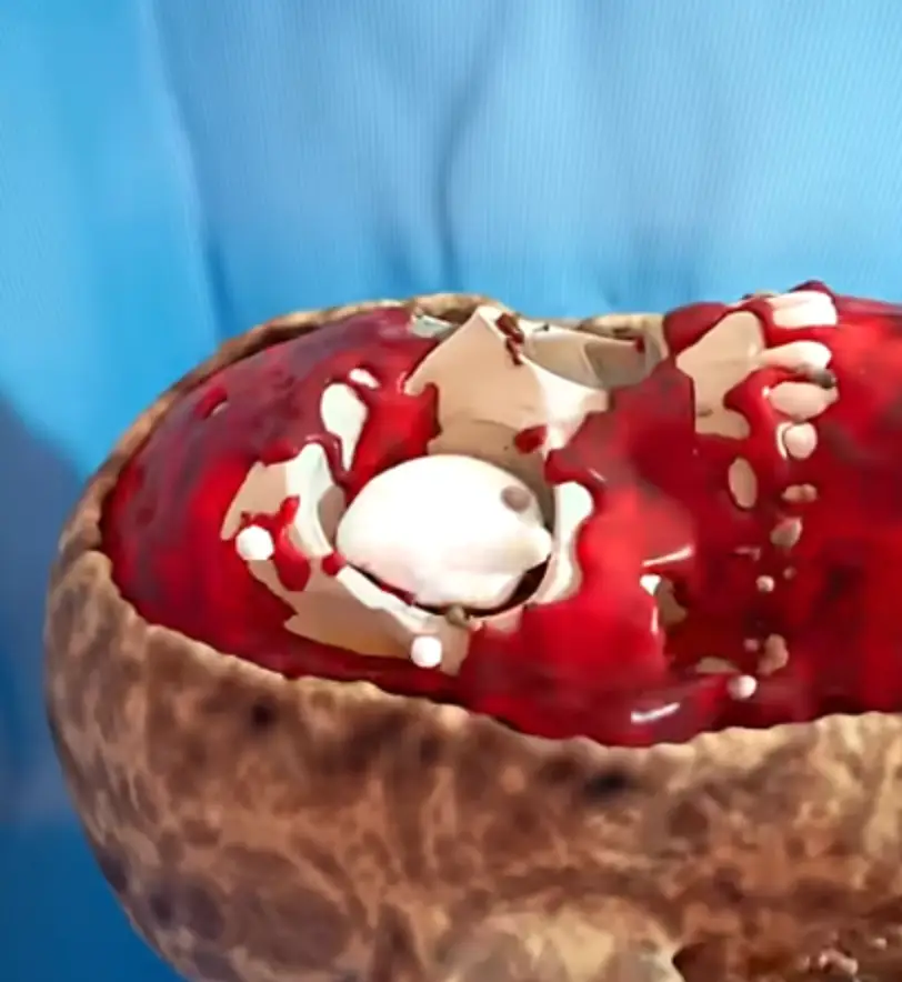 Even the eyeballs decompose (YouTube/zackdfilms)