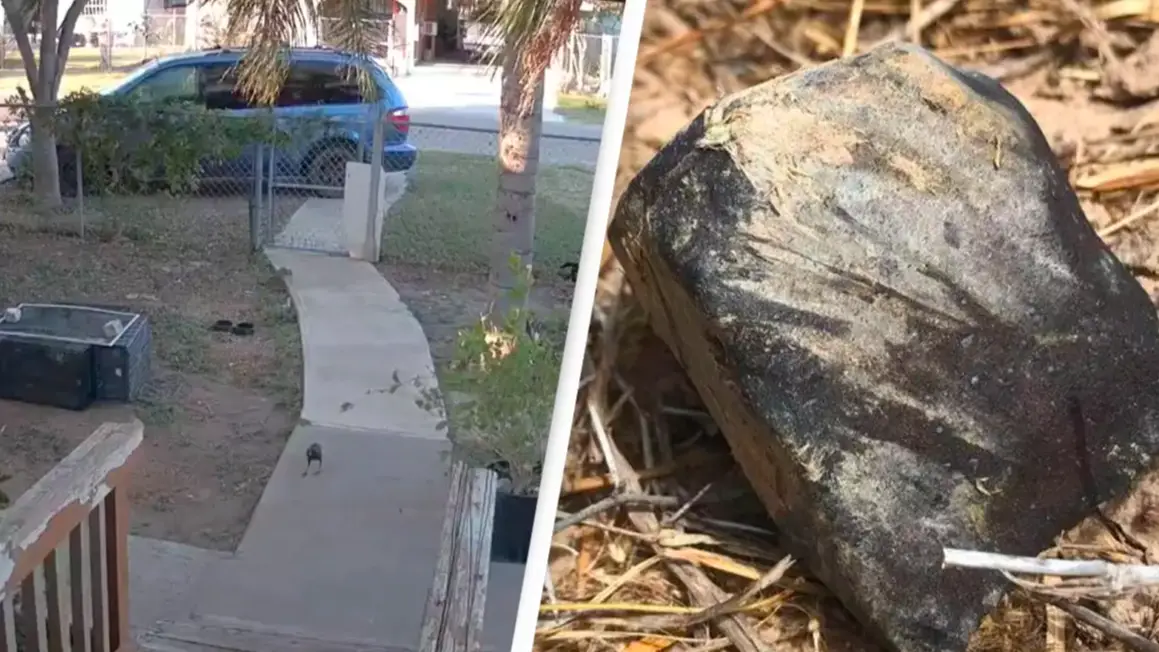 Doorbell camera captures sonic boom as half-ton meteor crashes in Texas