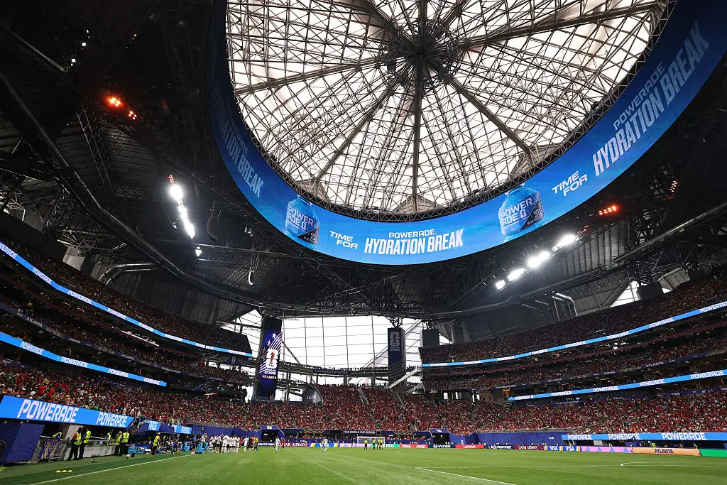 Atlanta's Mercedes Benz stadium has been praised for it's 'fan-first' pricing scheme (Photo by Justin Setterfield/Getty Images)