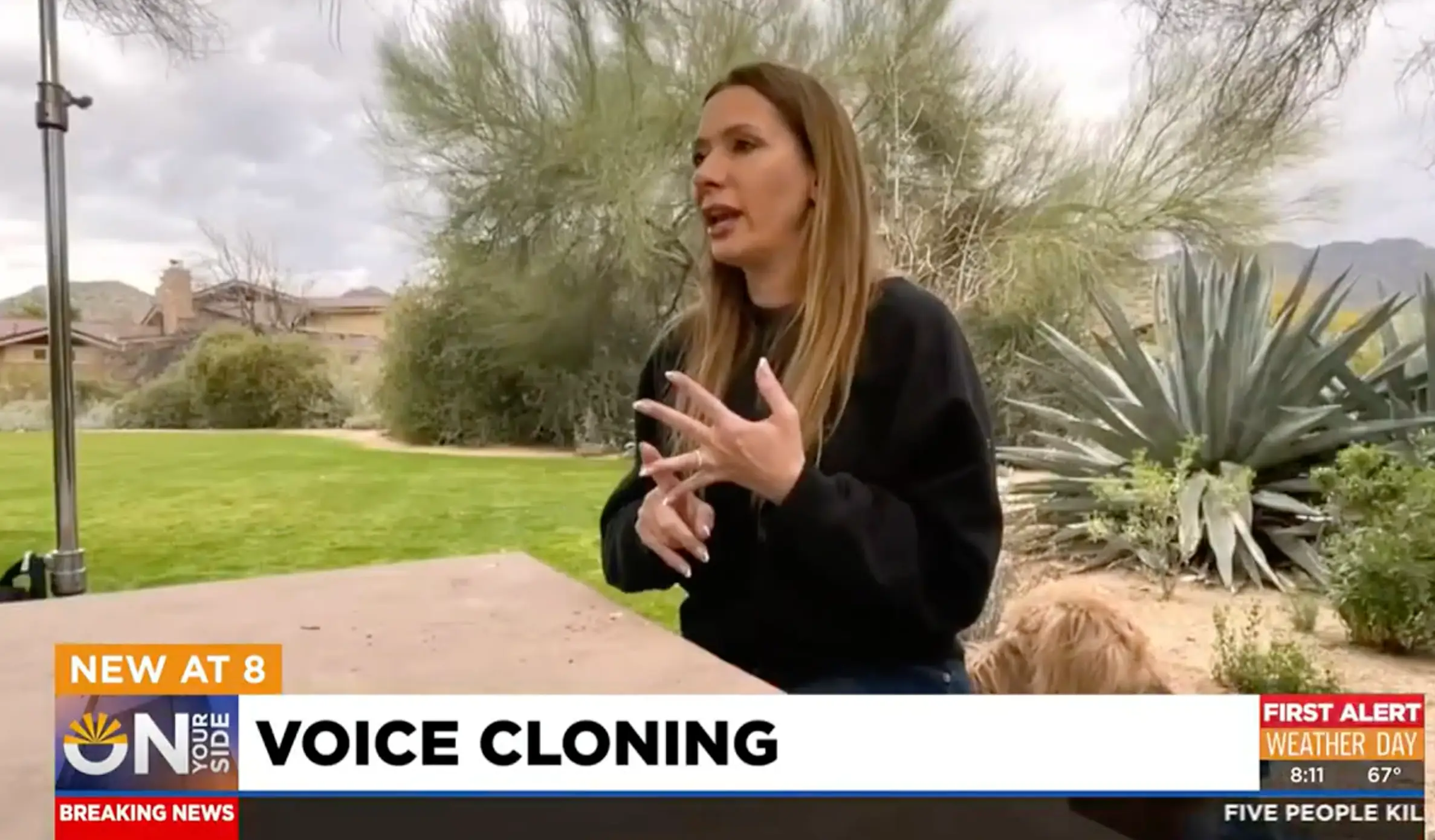 The scammers tried to get $1 million from the distraught mom.