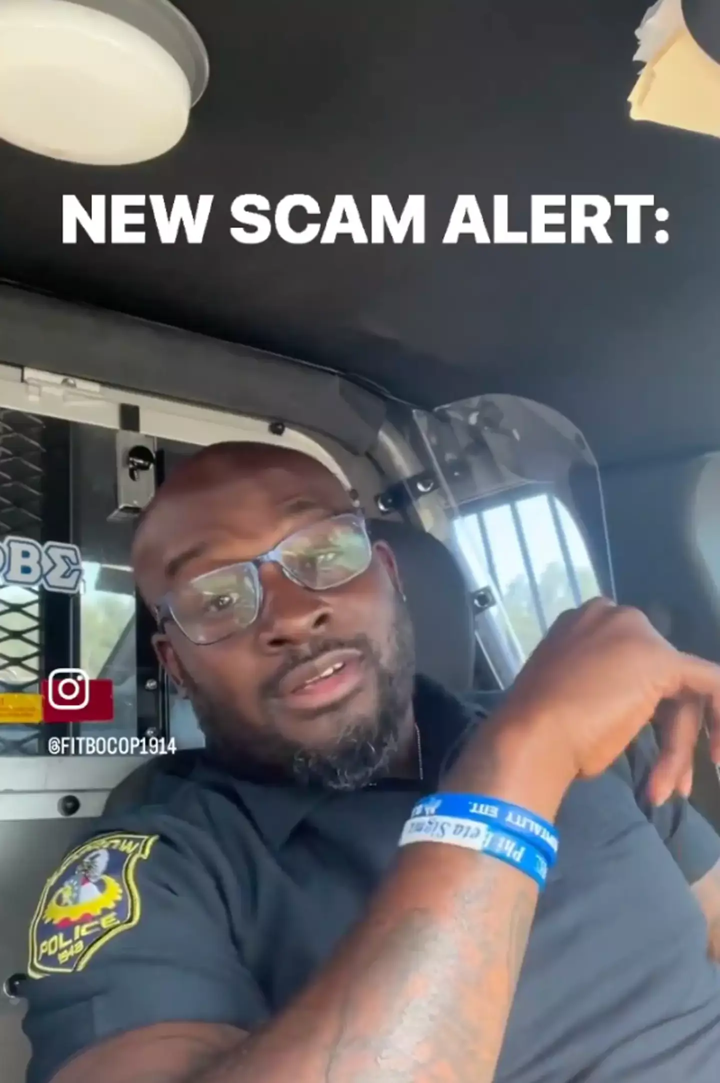 There's a new scam about town (Instagram/ @fitbocop1914)