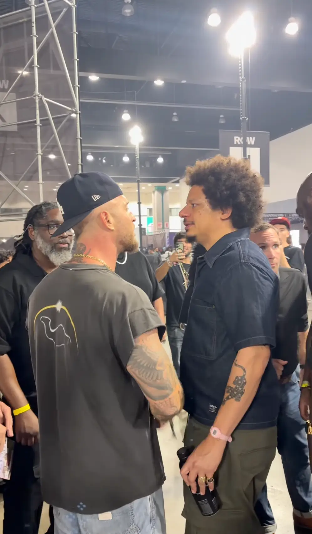 Chet Hanks and Eric André appeared to square off (Instagram/@chethanx)