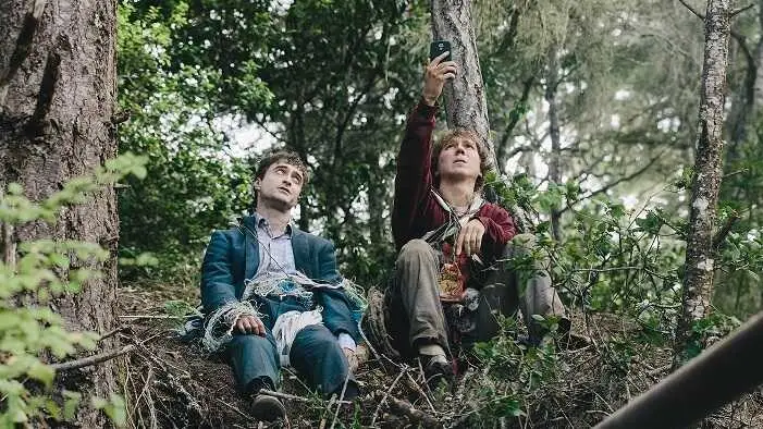 Daniel Radcliffe and Paul Dano in Swiss Army Man.