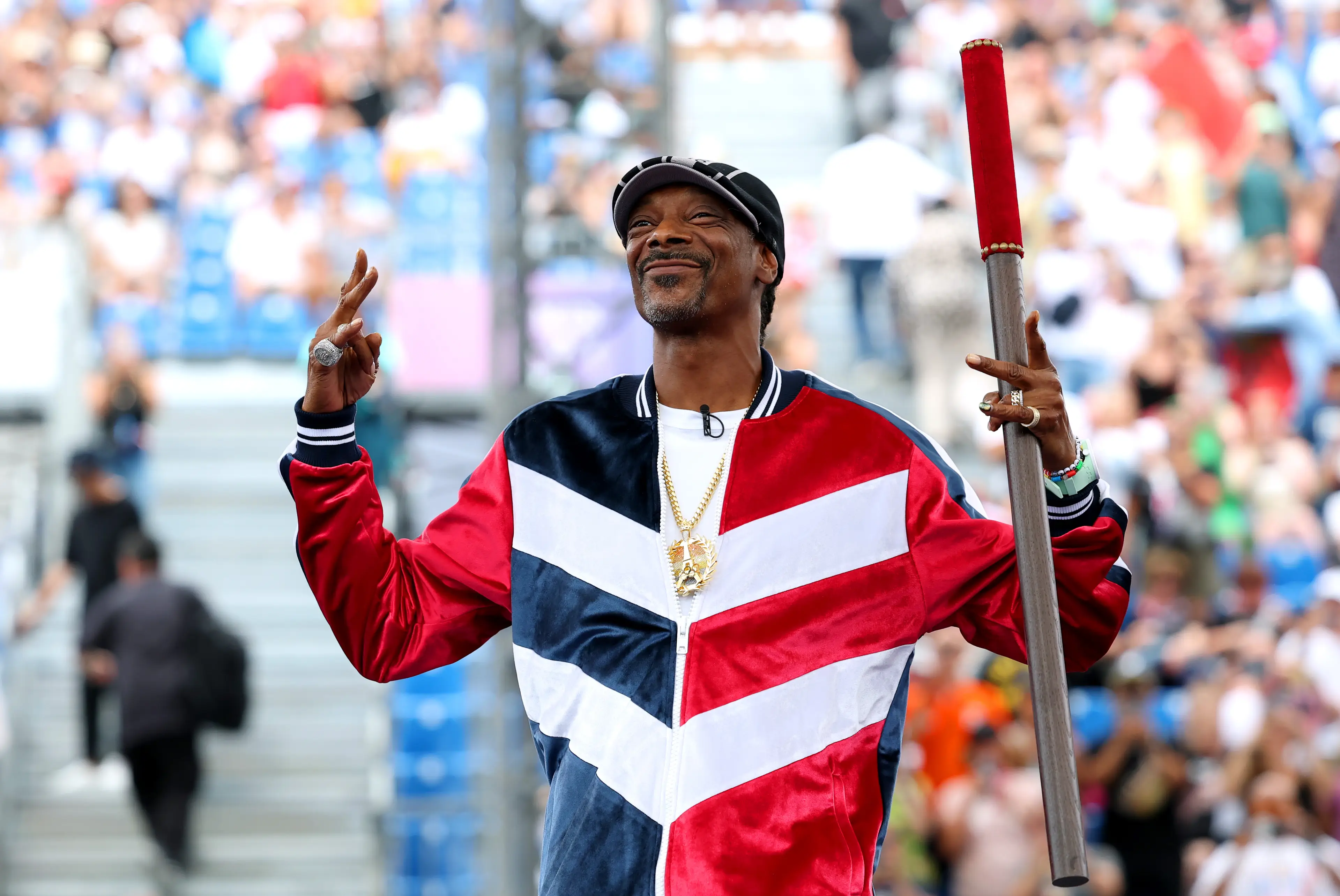 Snoop previously served as a torch bearer at last year's Olympics (Elsa/Getty Images)