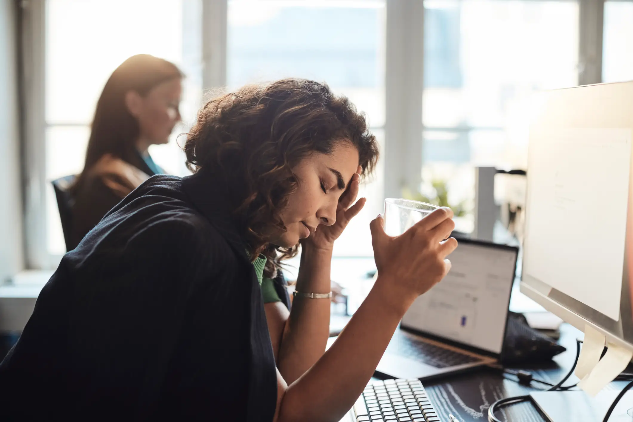 Headaches can be a sign (Getty Stock Images)