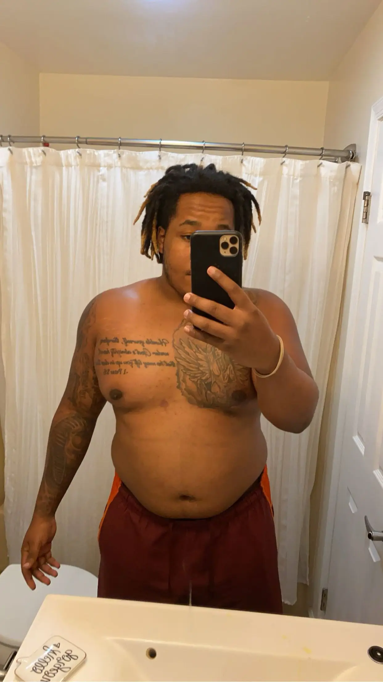 Tre Hubbard weighed 265lb at his heaviest (SWNS)