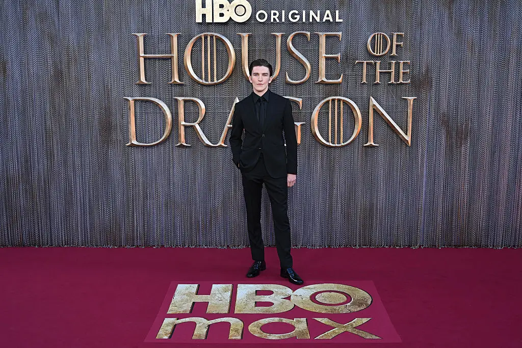 Ewan Mitchell plays Prince Aemond Targaryen in House of the Dragon season 3 (Photo by Mike Marsland/Getty Images for HBO Max UK)