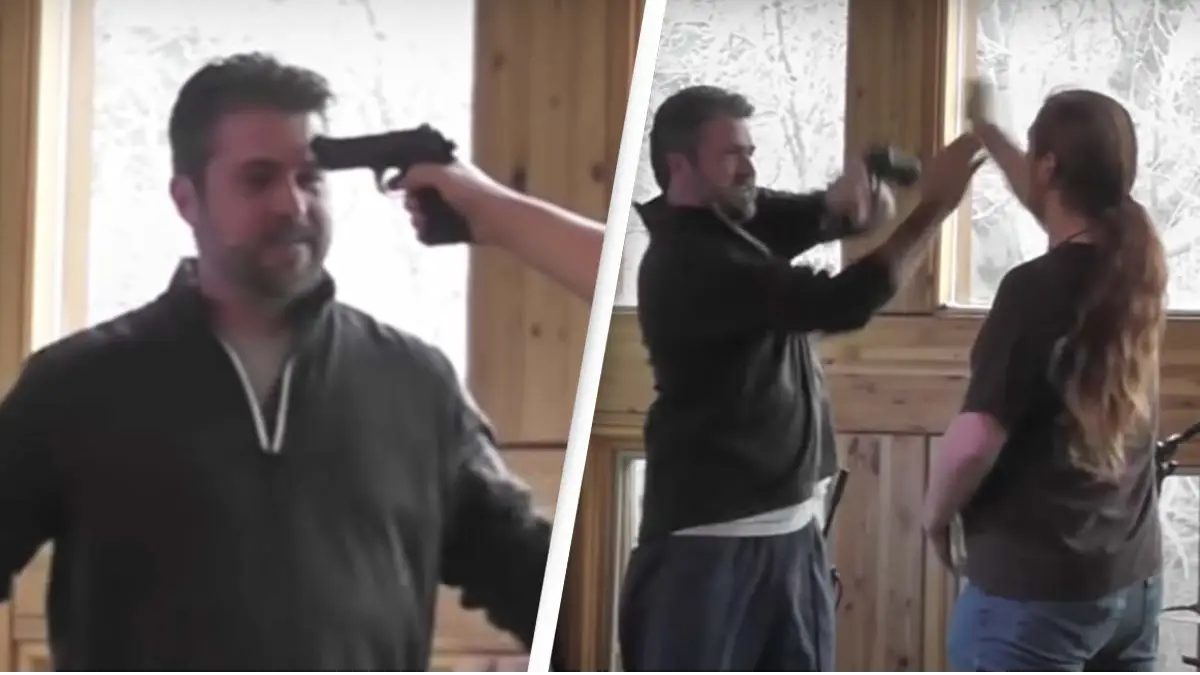 Unbelievable video shows martial arts master setting world record for fastest gun disarm