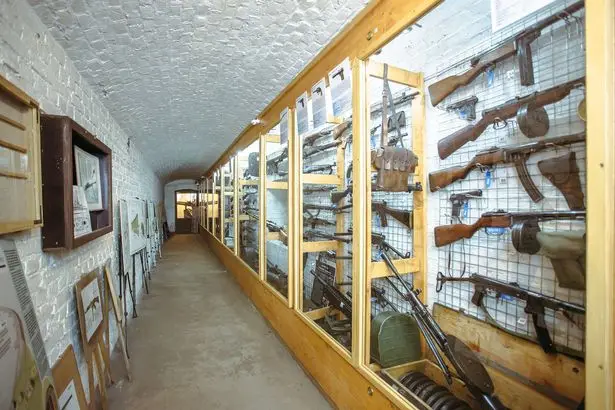 The museum holds many military artefacts.