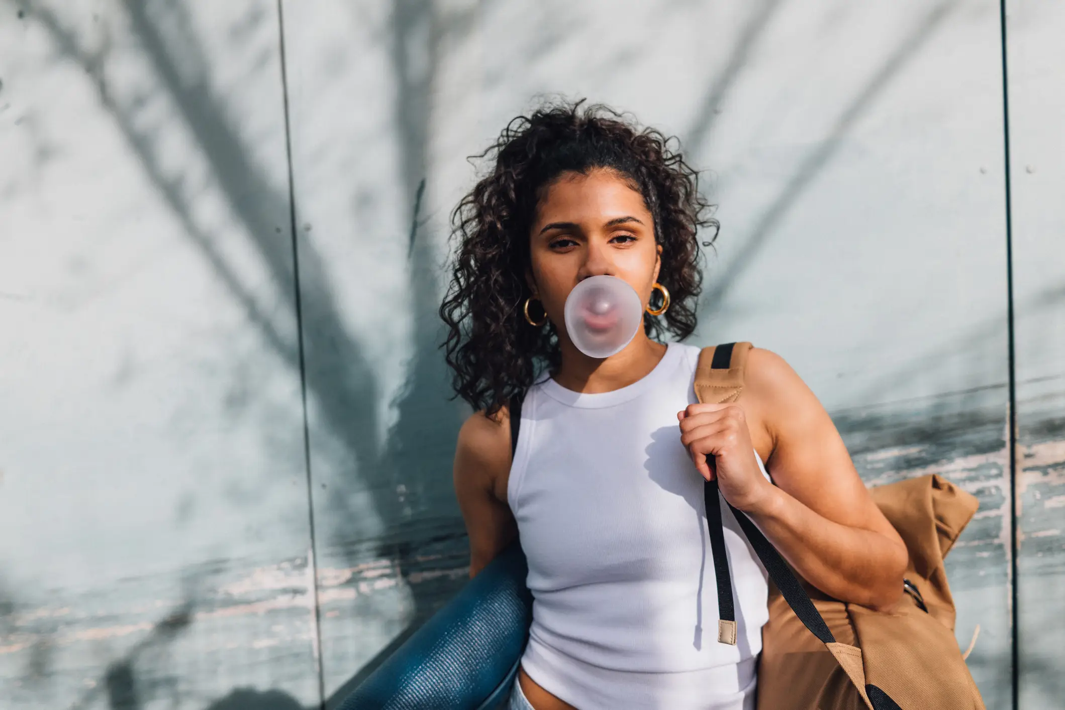 Chewing sugar free gum can help you avoid 'Ozempic teeth' (Getty stock image)
