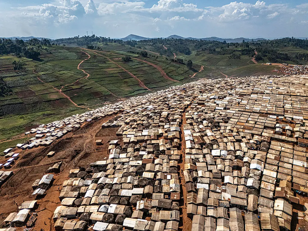 7.8 million people are internally displaced in the region because of violence (Photo by Glody MURHABAZI / AFP via Getty Images)
