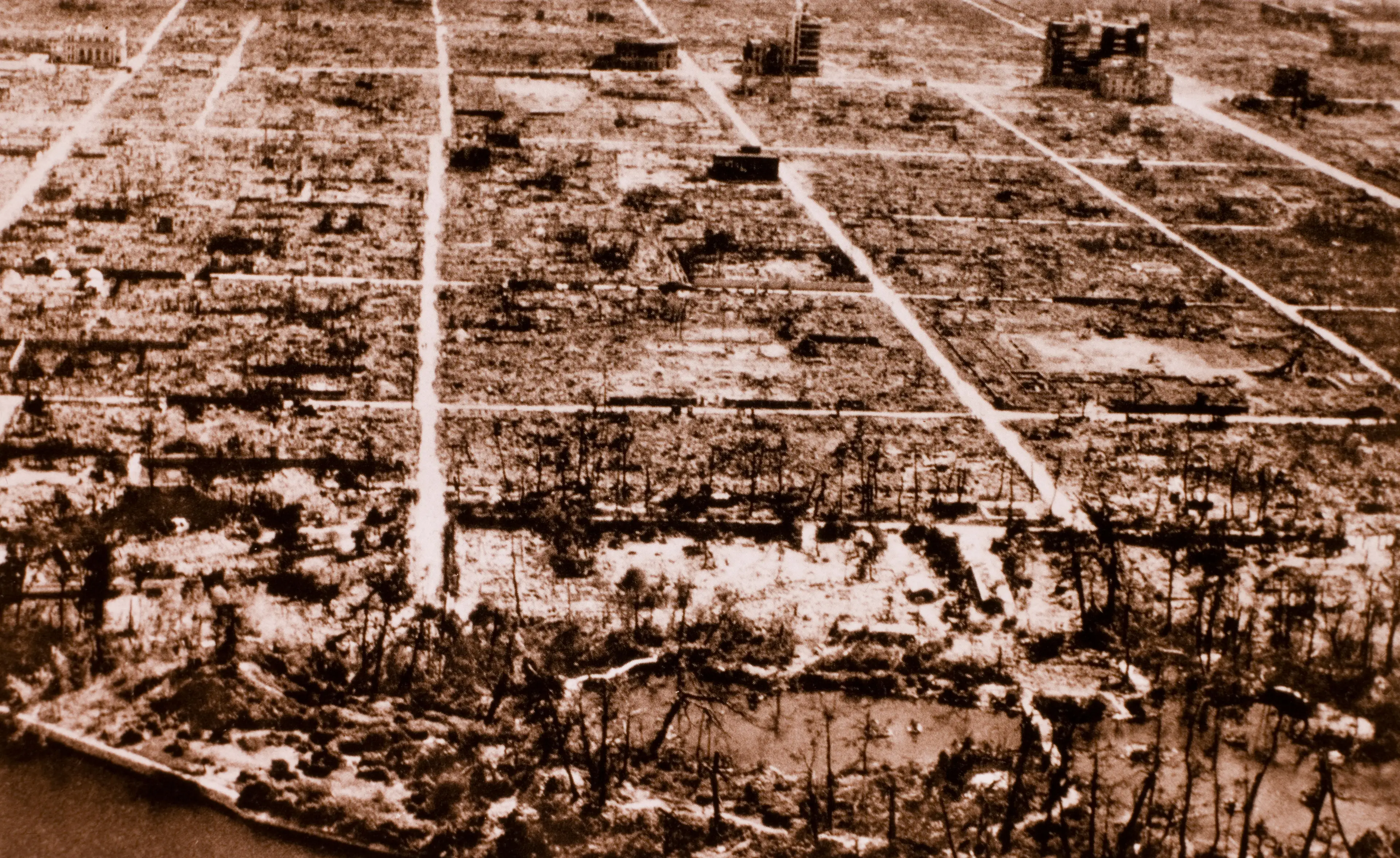 Hiroshima was completely destroyed in the blast.