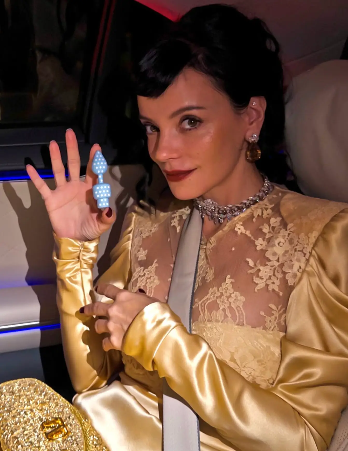 Allen debuted the NSFW USB stick on Instagram (lilyallen/Instagram)