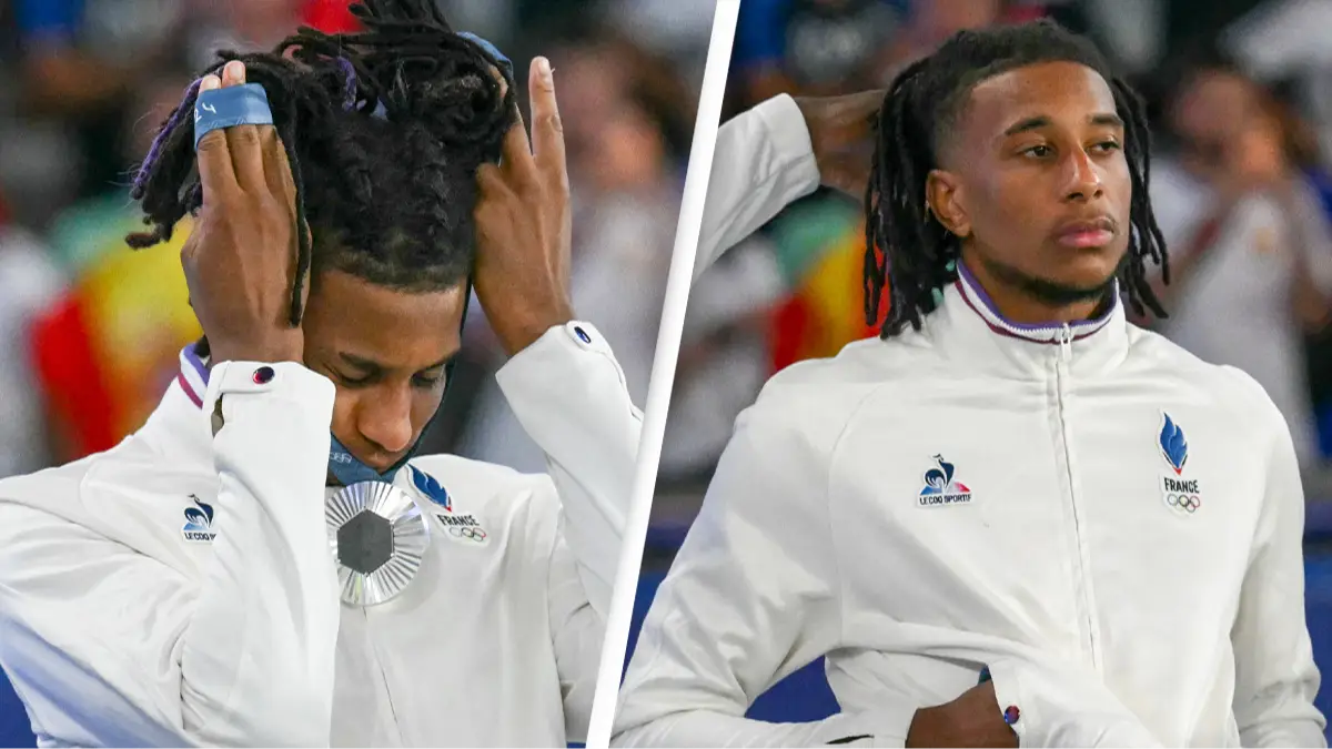 Soccer player Michael Olise slammed for taking off his silver medal after losing Olympic final