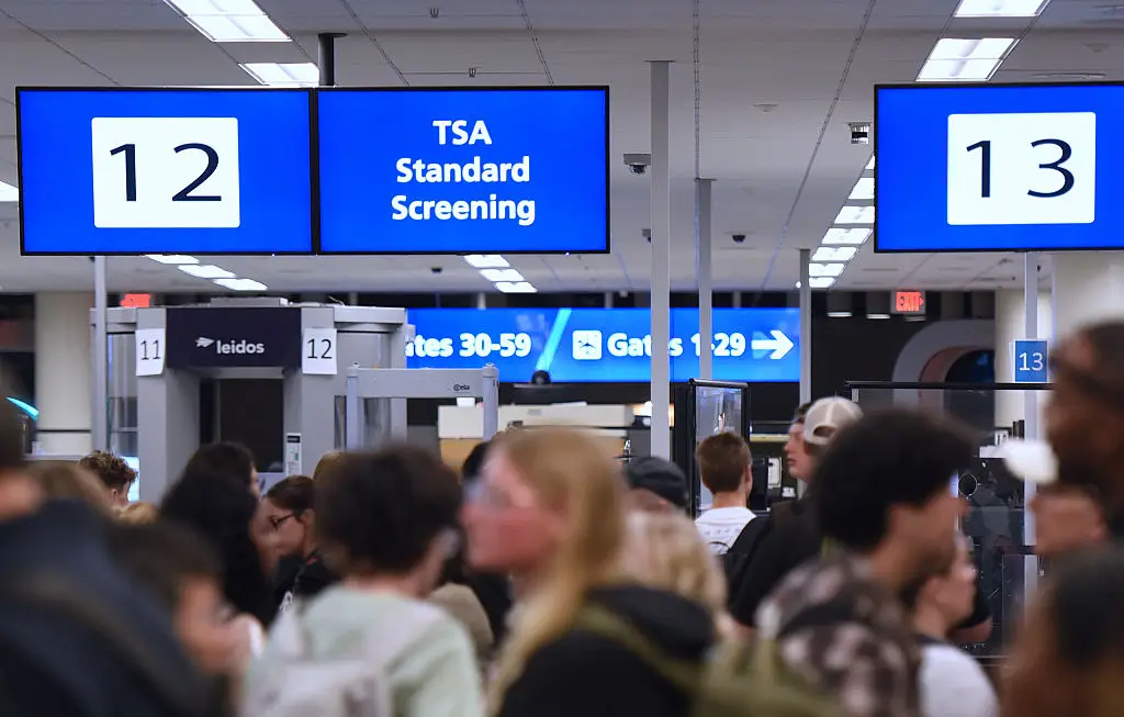 Travelers in Orlando in March 2026. (Photo: Paul Hennessy/Anadolu via Getty Images)